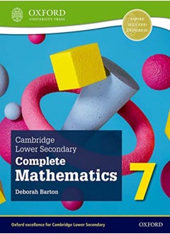 Cambridge Lower Secondary Complete Mathematics 7 Student Book Second Edition by Barton, Deborah Paperback - pzsku/ZBF6A973324F78B2D7706Z/45/_/1698836936/93e49400-4f67-4f2c-b847-12630ede3469