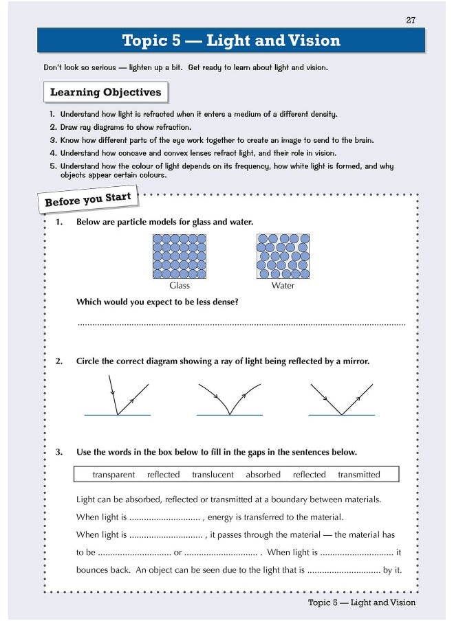 null - KS3 Science Year 8 Targeted Workbook (with answers) - Image 1
