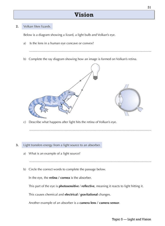 null - KS3 Science Year 8 Targeted Workbook (with answers) - Image 1