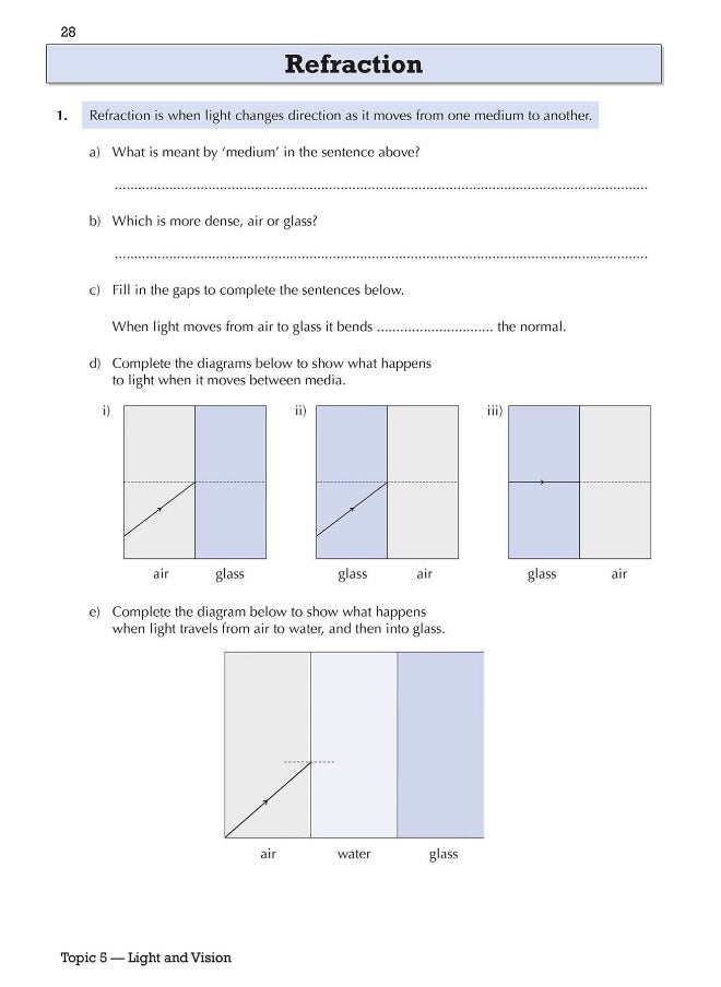 null - KS3 Science Year 8 Targeted Workbook (with answers) - Image 1
