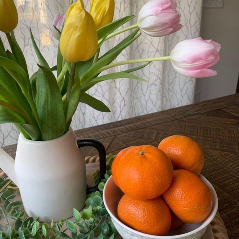 SINGAA Artificial Fruits for Home,Car,Fruit Shop,Photography Decoration and Kids Teaching Materials∣ Apple∣ Orange∣ Grapes ∣ Pomegranate∣ Mango∣ Banana (Pack of 5) (Orange) - Image 4