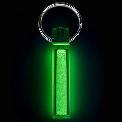GEAR AID Ni Glo 2” UV Rechargeable Glowing Keychain – Multi-Purpose Glow-in-the-Dark Accessory for Camping, Scuba Diving, Night Fishing, Hiking, Emergency Kits, and Everyday Use, Yellow, 1 Pack - Image 3
