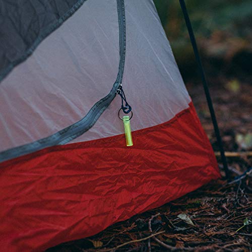GEAR AID Ni Glo 2” UV Rechargeable Glowing Keychain – Multi-Purpose Glow-in-the-Dark Accessory for Camping, Scuba Diving, Night Fishing, Hiking, Emergency Kits, and Everyday Use, Yellow, 1 Pack - Image 5