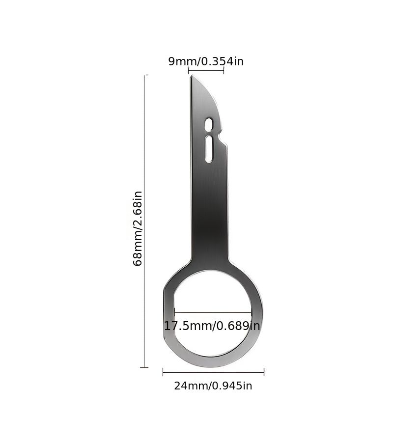 Spring Hook And Car Dashboard Removal Tool Set T Type Brake Wrench - Image 4