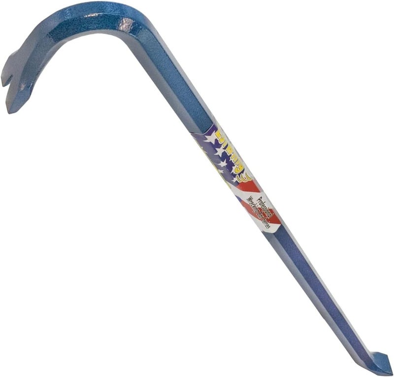 Gooseneck Wrecking Bar - 3/4" x 36" Pry Bar with Angled Chisel End & Forged Steel Construction - EWB-36