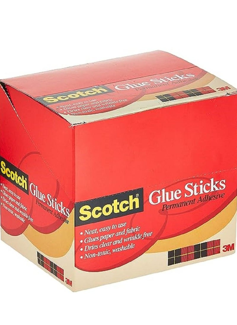 Scotch  - غراء سكوتش دائم 6020، 12 قطعة، 20 جم - Image 1