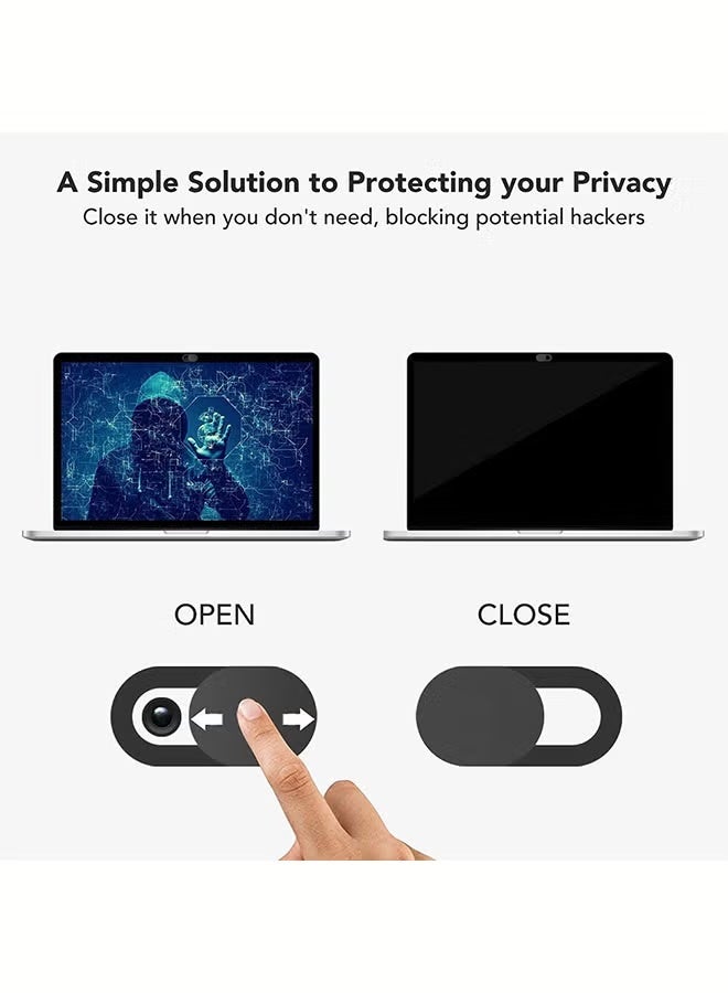 8pcs Webcam Camera Cover - Ultra Thin, Protects Privacy and Security for Laptop, MacBook, PC, Cell Phone - Image 5