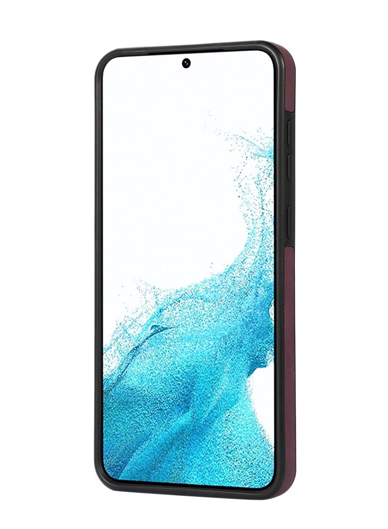 Suteni Crossbody Strap Back Cover Card Slots Leather Phone Case for Samsung - Image 2