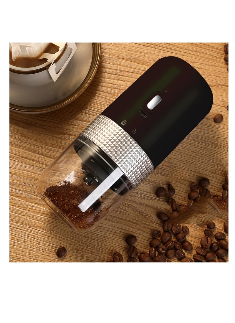 AMBERJACK - Coffee Grinder Electric Burr, Small Cordless Coffee Grinder Mini with Multi Grind Setting, Portable Coffee Bean Grinder Automatic for Camping Espresso Pour Over French Press, USB C - Image 1