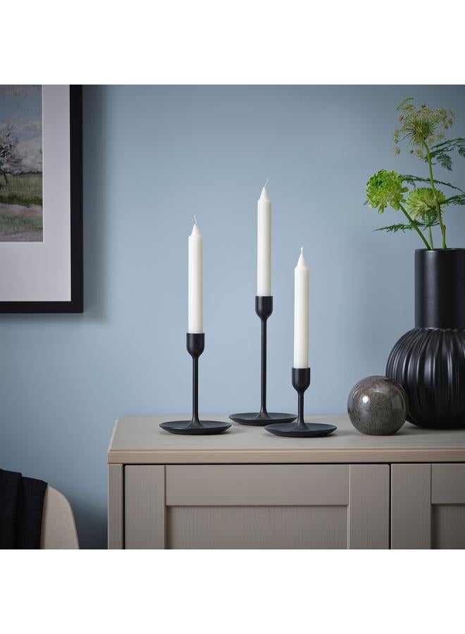 Zaboon Unscented chandelier candle, natural, 19 cm - Image 3