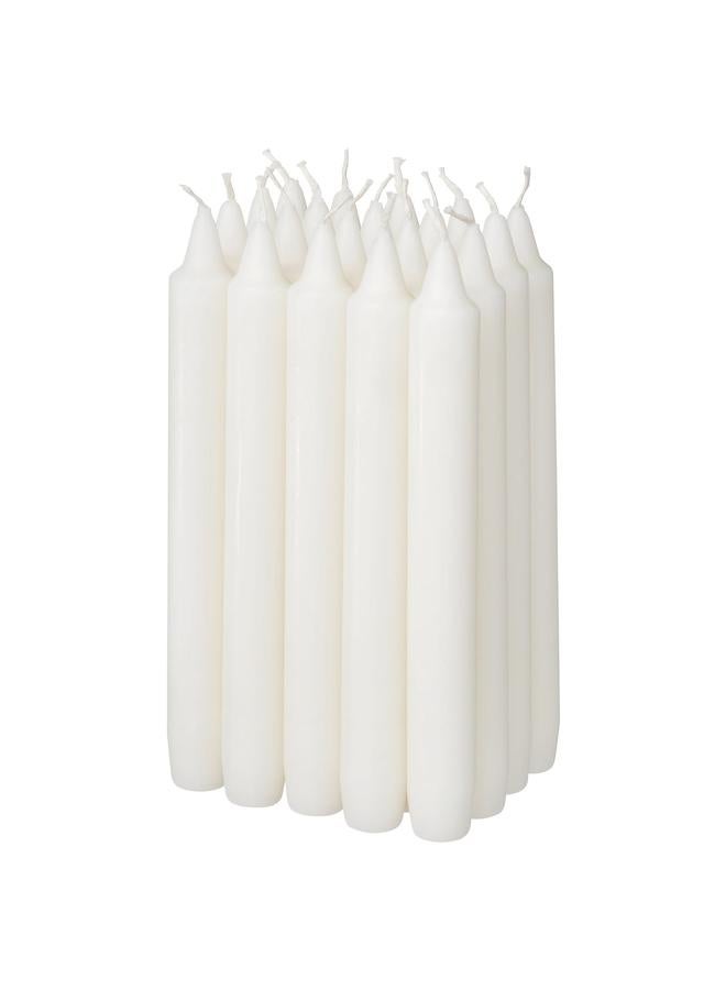 Zaboon Unscented chandelier candle, natural, 19 cm - Image 1