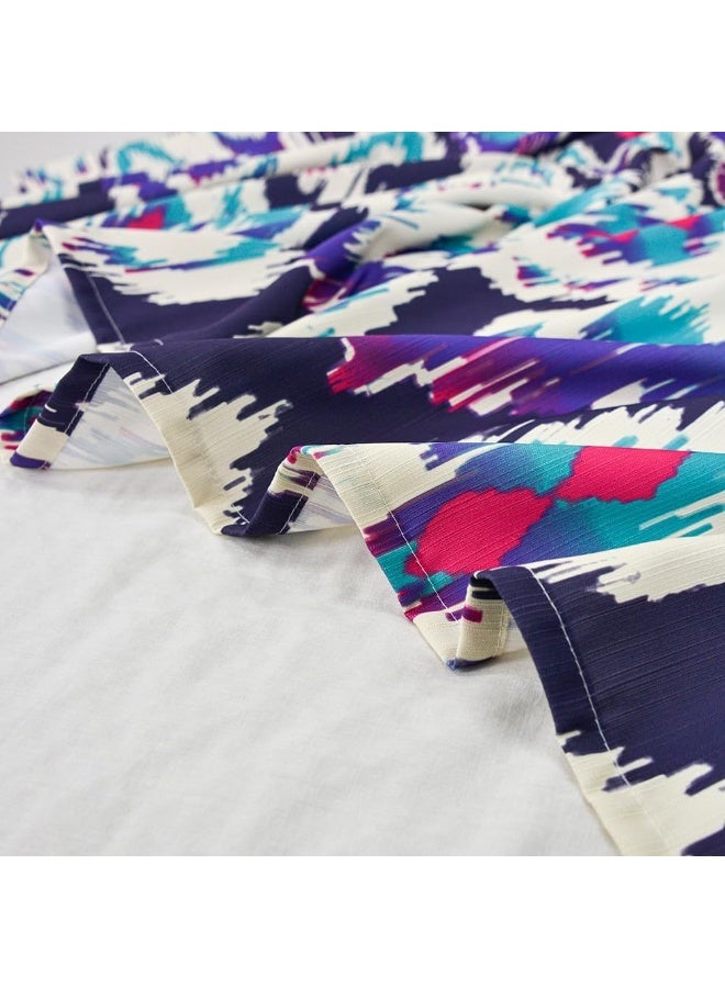 السرعوف الذهبية ستارة حمام GOLD MANTIS مقاس 71 × 71 بوصة (182 × 182 سم) - مقاومة للماء، خالية من التجاعيد، سريعة الجفاف، مصنوعة من البوليستر، مزودة بـ 12 فتحة معززة - تصميم مطبوع عصري (إزميرالدا) - Image 4