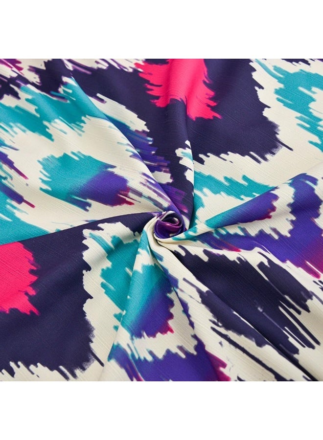 السرعوف الذهبية ستارة حمام GOLD MANTIS مقاس 71 × 71 بوصة (182 × 182 سم) - مقاومة للماء، خالية من التجاعيد، سريعة الجفاف، مصنوعة من البوليستر، مزودة بـ 12 فتحة معززة - تصميم مطبوع عصري (إزميرالدا) - Image 5