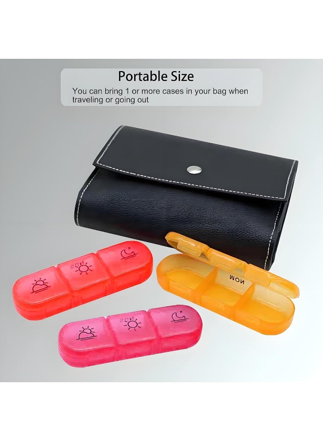 Dovva Weekly Pill Organizer 3 Times a Day, Portable Travel Pill Box 7 Day with Large Pill Containers, Daily Pill Box with 21 Compartments, Light-Proof Pill Container for Medications, Vitamins, Fish Oils - Image 5