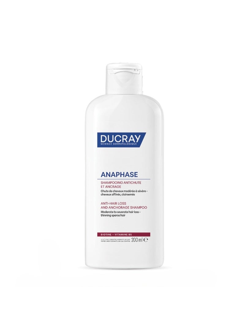 دوكري شامبو دوكري أنافاز بلس (Ducray Anaphase Plus) المكمّل لعلاج تساقط الشعر، أبيض، 200 مل - Image 3