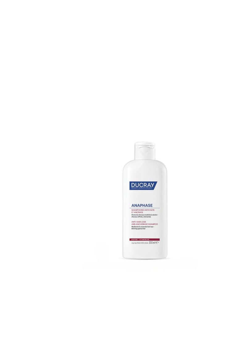 دوكري شامبو دوكري أنافاز بلس (Ducray Anaphase Plus) المكمّل لعلاج تساقط الشعر، أبيض، 200 مل - Image 2