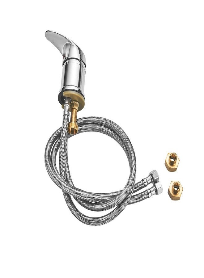 Weirun Salon Shampoo Bed Bowl Sink Basin Faucet with Vacuum Breaker Replacement Kit Wash Hair Mixing Valve Shampoo Bowl Waterfall Head Spa,Vacuum Breaker Outside Faucet,Shampoo Bowl Hose - Image 5
