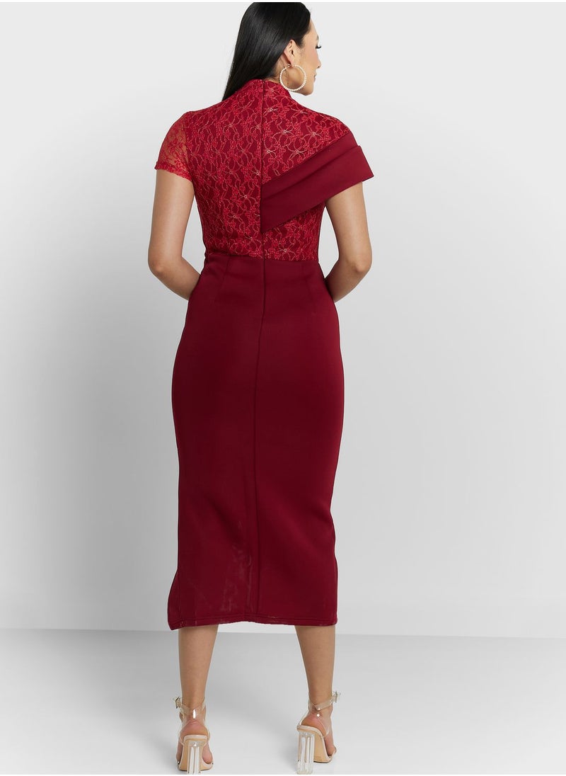 Ella Limited Edition - Lace Detail Bodycon Dress - Image 1