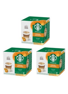 Starbucks Caramel Macchiato Coffee, 12 Capsules, Pack of 3 