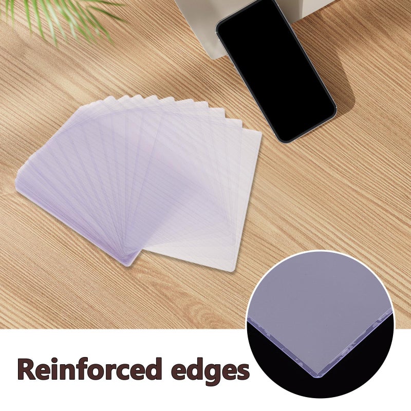 B6 Size 30pcs Hard Plastic Card Sleeves For Photo Document Protection Office School Use - Image 4