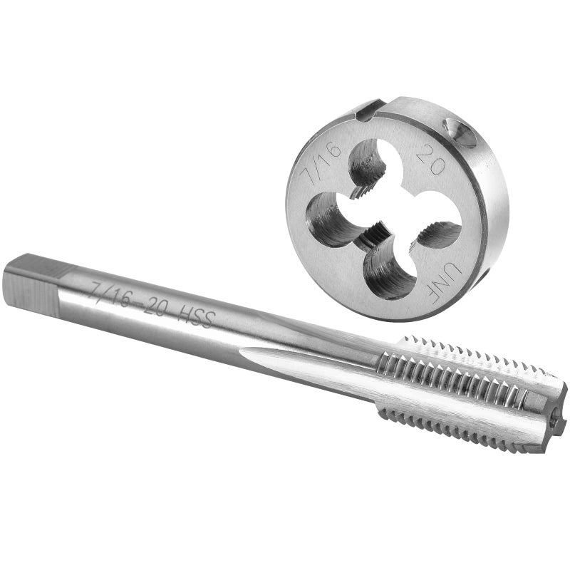 مجموعة أدوات التقطيع والتمديد Burkit 71620 UNF 716 x 20 UNF خيط آلة التمديد والتمديد اليدوي اليمنى