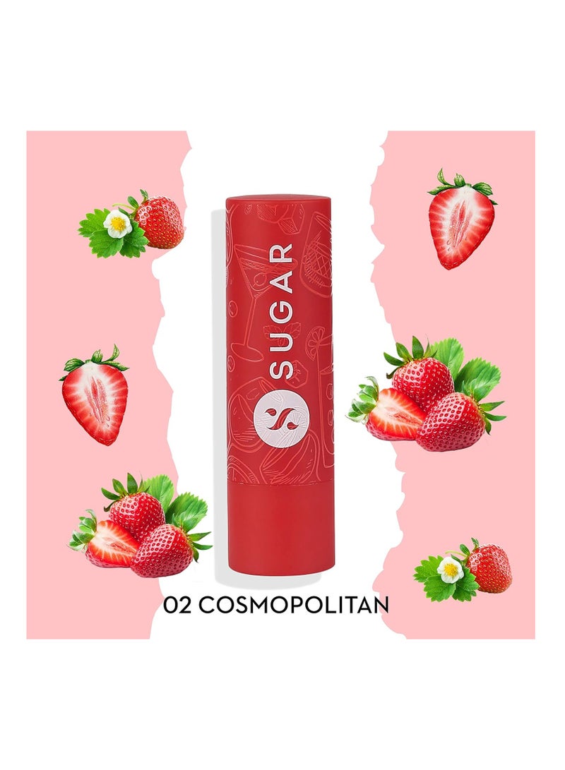 SUGAR Cosmetics Tipsy Lips Moisturizing Balm Lip Moisturizer for Dry and Chapped Lips Enriched with Shea Butter and Jojoba Oil - Image 2