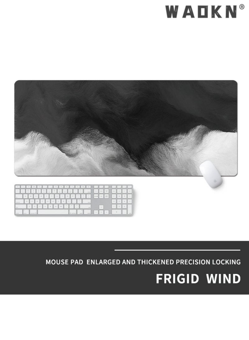 WAOKN E-Sports Mouse Pad, Large Size Natural Rubber Mouse Pad, Large Lock Edge Computer Shop Table Mat - Image 1