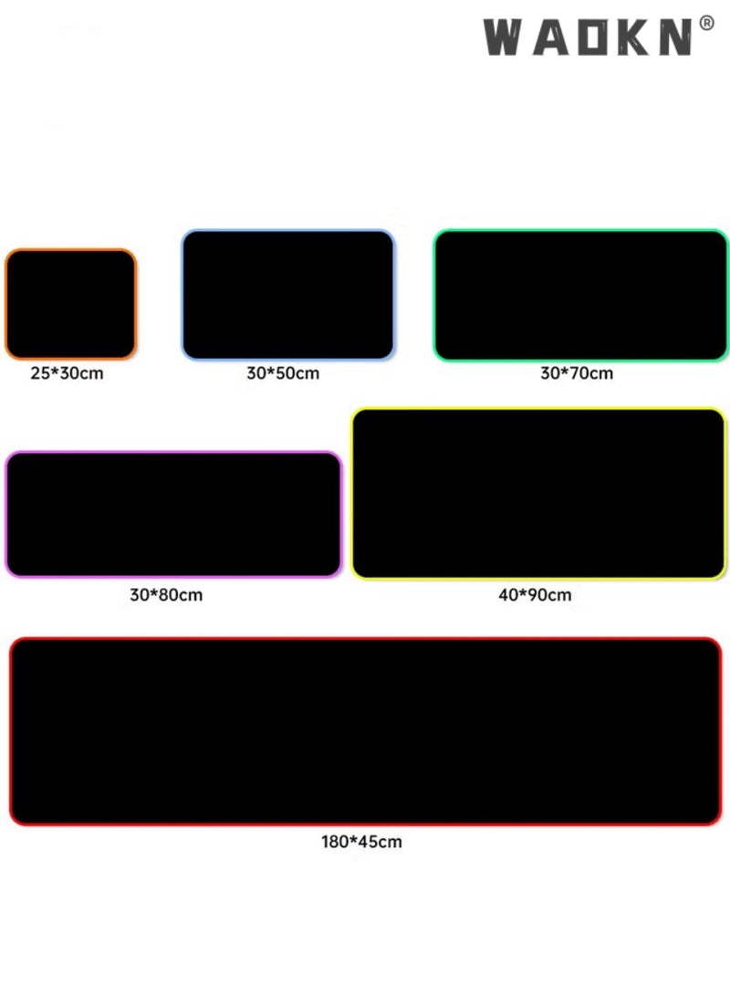 WAOKN E-Sports Mouse Pad, Large Size Natural Rubber Mouse Pad, Large Lock Edge Computer Shop Table Mat - Image 3