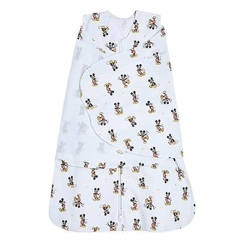 HALO Disney Baby 100 Cotton Sleepsack Swaddle 3Way Adjustable Wearable Blanket TOG 15 Mickey Fun Newborn 03 Months - Image 1