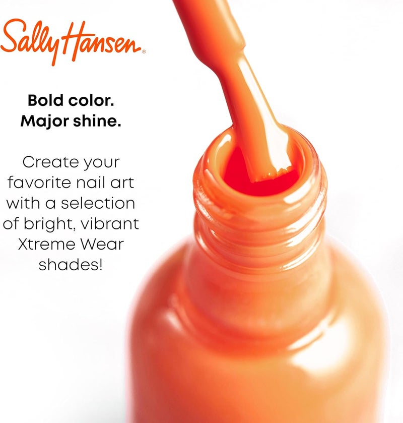 Sally Hansen Hard As Nails Xtreme Wear Nail Polish - Disco Ball, Sheer Iridescent Glitter, 0.4 fl oz - Image 5