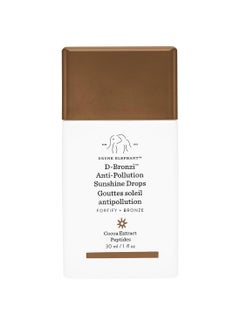 Drunk Elephant D-Bronzi antipollution sunshine serum drops replenishing face and body bronzing serum for fine lines and wrinkles 30 mL / 1 fl oz
