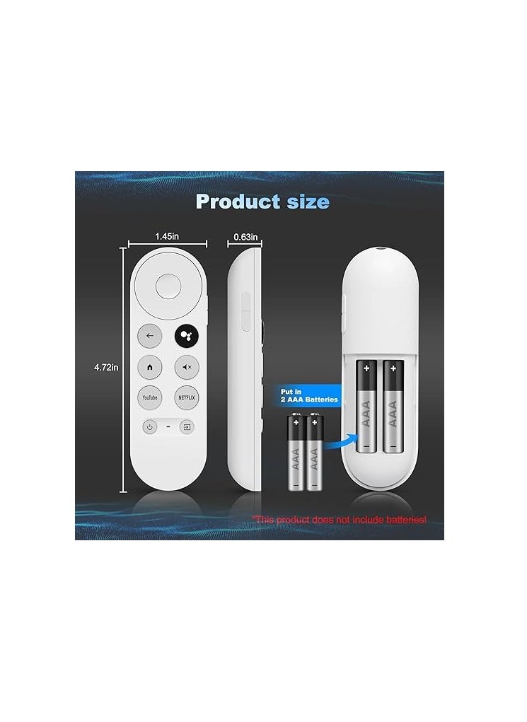 Log Electronics - Chromecast Googel TV Bluetooth Voice Remote for Google TV(Without Battery) - Generic - Image 1
