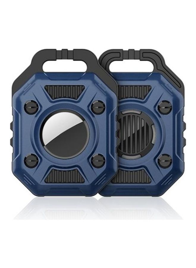 بي جي إم غطاء حماية واقٍ من البولي يوريثان الحراري والبولي كربونات من سلسلة كينج كونج لجهاز أبل آير تاغ أزرق داكن - Image 1