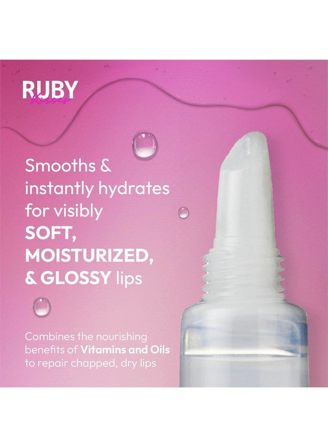 Ruby Kisses Hydrating Lip Gloss Clear Hydrating Lip Gloss (3 PACK) - Image 4