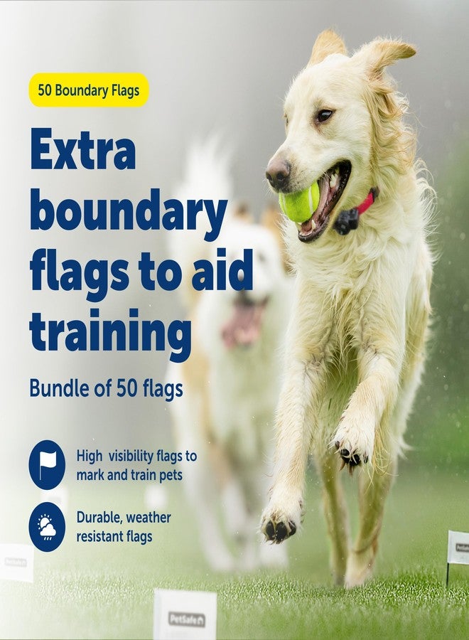 PetSafe Boundary Flags (Bundle of 50), For Use with PetSafe's Dog and Cat In-Ground Fences and Wireless Fences - From the Parent Company of INVISIBLE FENCE Brand - Image 2