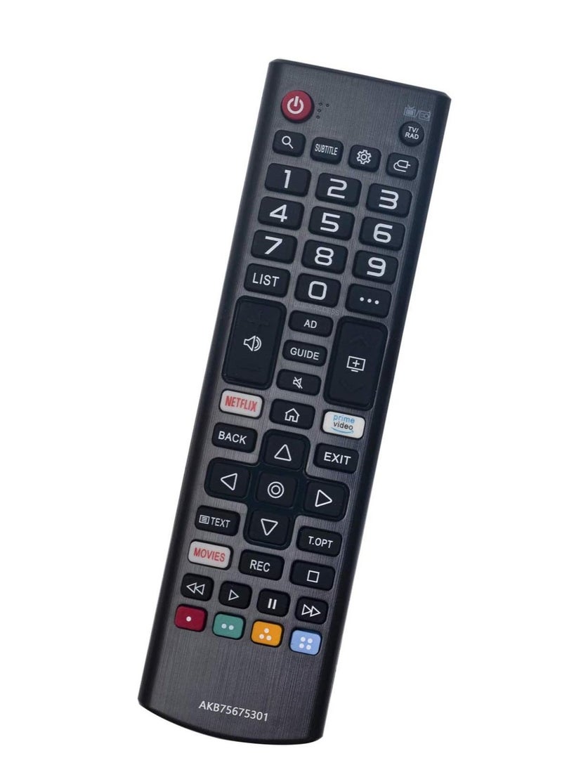 BGM - Universal TV Remote Control for LG – Compatible with AKB75675301, AKB75675304, AKB75095308, AKB75675311 – Works with OLED, LED, and NANO Series – Replacement for 32LM6300, 43LM6300, 43UM7000, 49UM7000 & More – Easy Setup & Full Control - Image 1