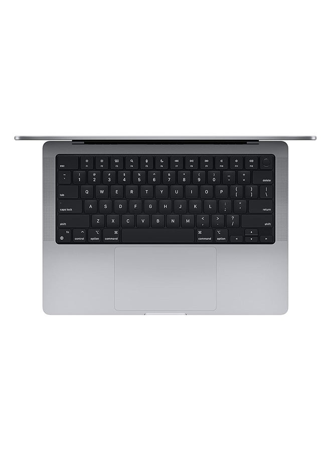 ابل  Renewed - MacBook Pro 14-Inch (2023), M2 Pro 3.49GHz 10-Core CPU 16-Core GPU, 16GB RAM, 512GB SSD, Space Gray, QWERTY Keyboard Space gray - Image 2