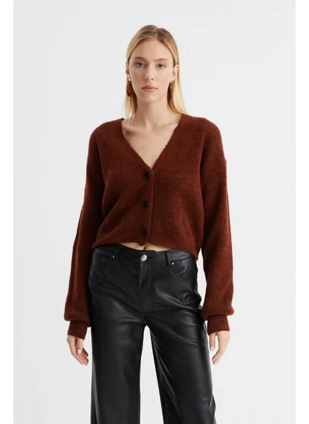 Alexander Gardi V-Neck Buttoned Knitted Cardigan (B22-5753)