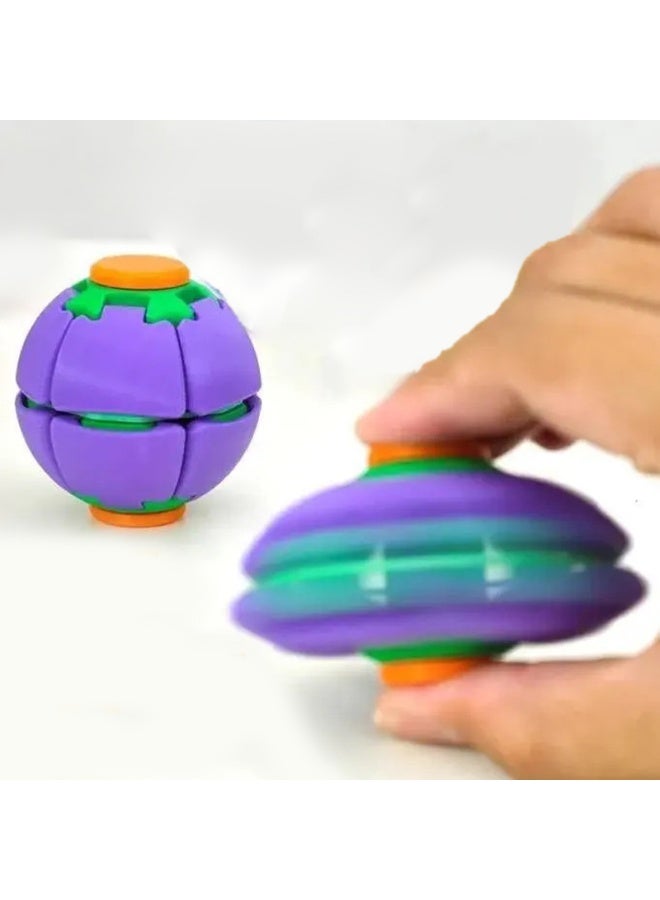3D الطباعة لعب كرة الحركة الصغيرة، الضغط على الدوران الحسي كرة الضغط | 3D الطباعة تدوير الدوران الطاولة الضغط الحركات الصغيرة، تخفيف القلق المحمولة ألعاب الحركة الصغيرة، مكتب الملحقات الهدايا - Image 2