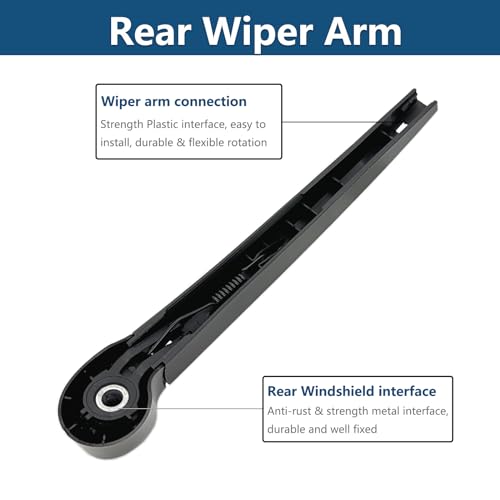 DUILEO Rear Windshield Wipers Blade Arm Set for Volkswagen Golf 6 7 MK6 MK7 VW GTI 2010-2021 Back Glass Wiper Arm Blade Replacements, All Seasons Fit - Image 5