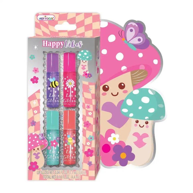 Hot Focus Happy Vibes Lip Gloss Kit (4.4 ml, Pack of 4) - Image 1