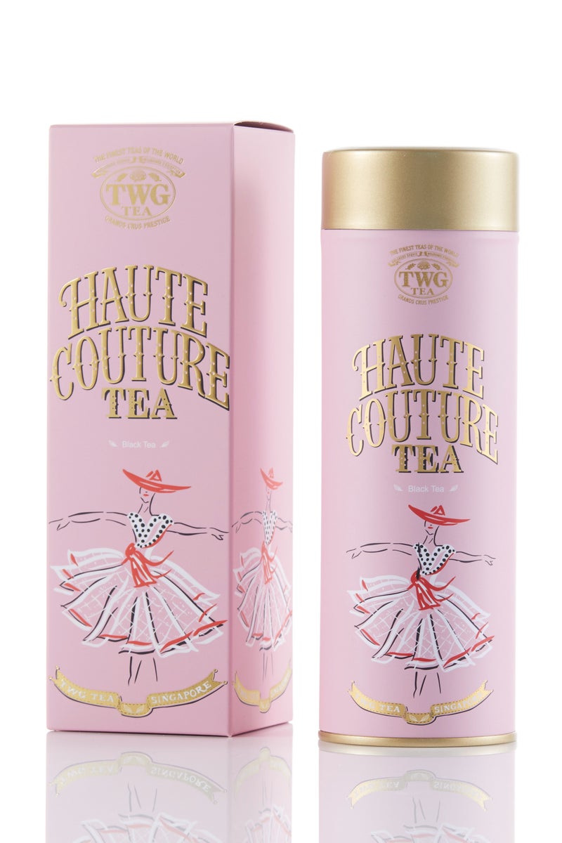 TWG Tea Haute Couture Tea, Loose Leaf Black Tea Blend in Haute Couture Tea Tin Gift, 100g - Image 1
