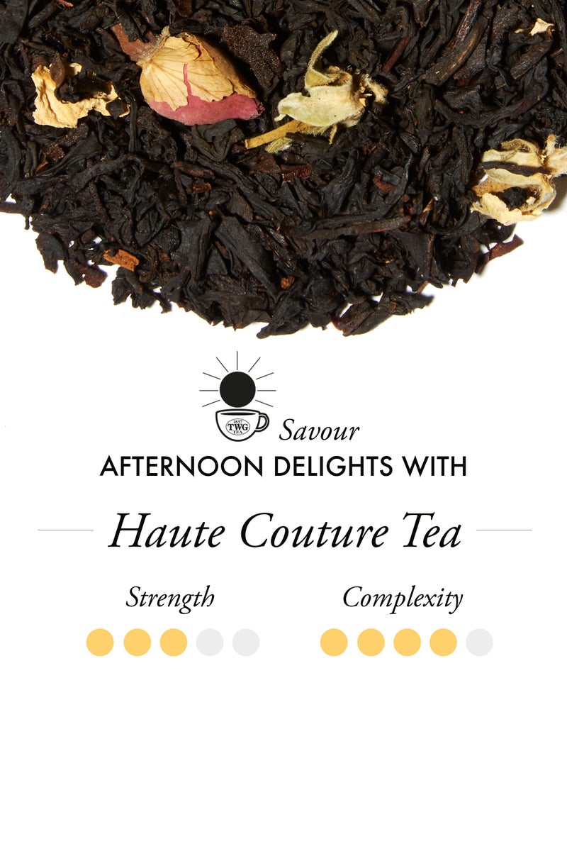 TWG Tea Haute Couture Tea, Loose Leaf Black Tea Blend in Haute Couture Tea Tin Gift, 100g - Image 2