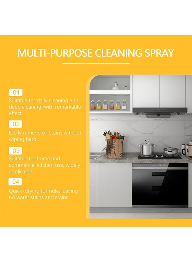 Jakehoe Heavy Oil Stain Cleaner, Heavy Duty Degreaser Cleaner Spray for Stubborn Oil Stains for Kitchen Surfaces All Purpose Cleaning Supplies (100ml) - Image 2