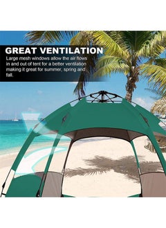 Arabest Instant Pop Up Camping Tent,Automatic Hydraulic Water Resistant,Space for 3-4 People,Portable Lightweight,Easy Setup Camping Tents,for Hiking Sports Travel Picnic  - Image 4