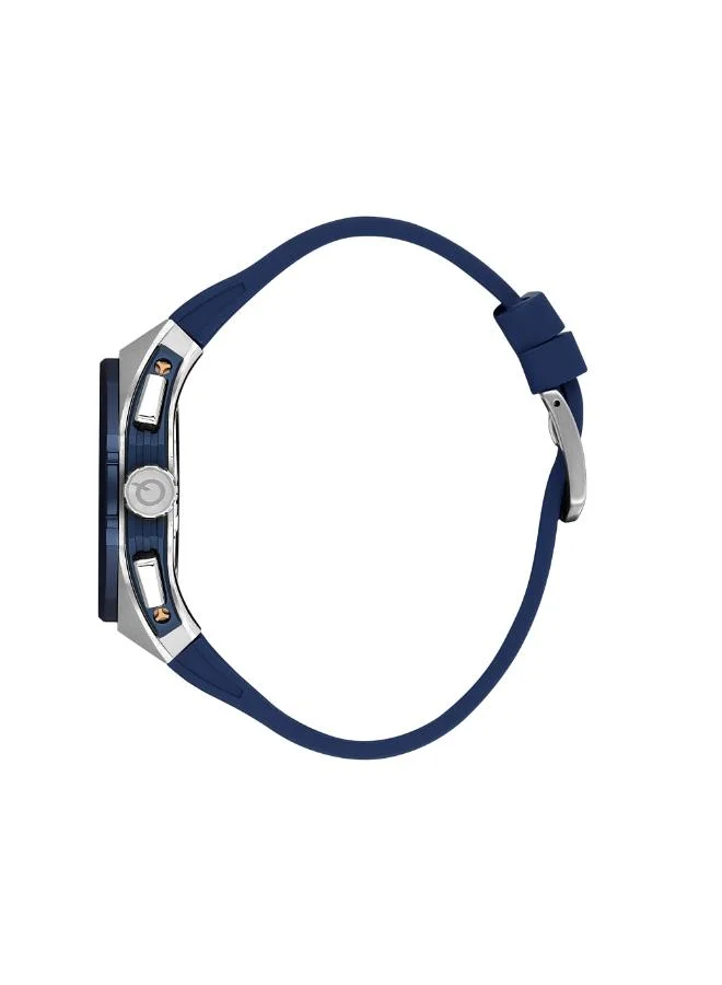 كوانتوم Men's Silicone Chronograph Watch HNG1170.399 - 46 mm