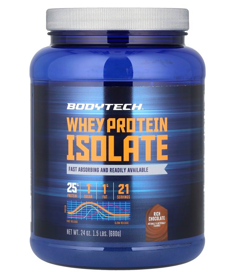 Whey Protein Isolate Rich Chocolate 1.5 lbs (680 g)