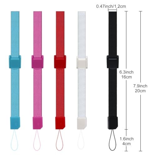 yueton 5pcs Universal Hand Wrist Strap Wristlet Wristband with Lock for Wii Remote Controller, Mobile Phone, MP3, Digital Camera - Image 2