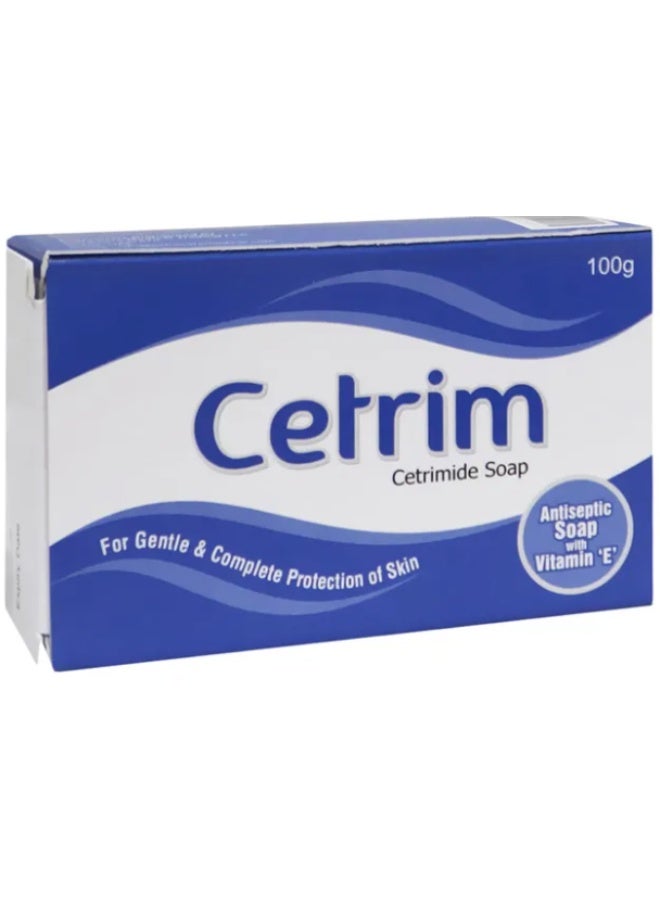 Cetrim Soap 100 g Antiseptic with Vitamin E