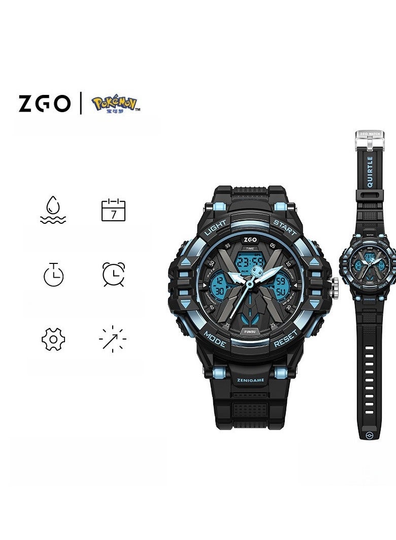 ZGO Co Branded Student Gift Waterproof Night Light Multifunctional Sports Electronic Watch - Image 1
